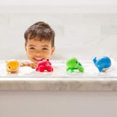 Munchkin Okyanus Hayvanları İle Banyo Fışkırtmaları, 8'li Paket