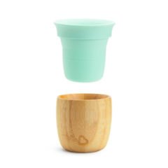 Munchkin Bambu ve Silikondan Oluşan, Ergonomik Eğitim Bardağı, 150 ml, 6+ Ay