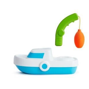 Munchkin Derin Deniz Balıkçılığı, Manyetik Balık, Tekne ve Olta ile Çocuk Banyo Oyuncağı, 24+ Ay