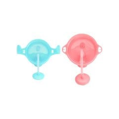 Munchkin Tıklama Kilitli Uçlu Pipetli Alıştırma Bardağı 6ay+ 207 ml Mavi  ve 12ay+ 296 ml Pembe