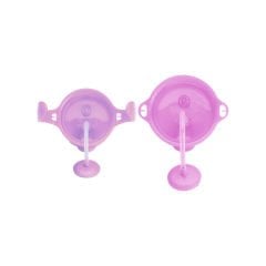 Munchkin Tıklama Kilitli Uçlu Pipetli  Alıştırma Bardağı 6ay+ 207 ml Mor   ve 12ay+ 296 ml Mor