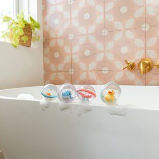 Munchkin Suda Batmayan Banyo Oyuncakları 4lü set, Ördek ve Balina  4ay+