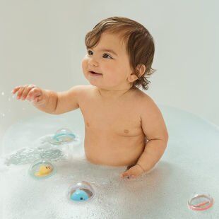 Munchkin Suda Batmayan Banyo Oyuncakları 4lü set, Ördek ve Balina  4ay+