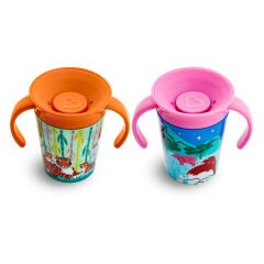 Mucize 360° Wildlove Alıştırma Bardağı 177 ml 6+ ay, Gergedan&Kaplanı 2li Paket
