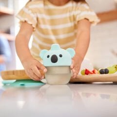 Koala Munchkin Yumuşak Uçlu Dökülmez Damlatmaz Alıştırma Bardağı 9 Ay, 236ml,