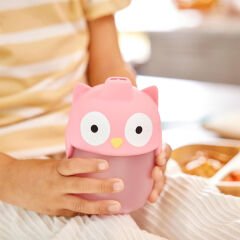 Munchkin  Yumuşak Uçlu Damlatmaz Bardak 236 ml -9 Ay+  BPA İçermez, Sızdırmaz, Baykuş Desenli