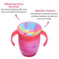 Munchkin Mucize 360° Alıştırma Bardağı 6 Ay+ |207 ml | BPA İçermez | Mor  Tropikal Desen