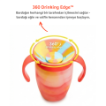 Munchkin Mucize 360° Alıştırma Bardağı 6 Ay+ |207 ml | BPA İçermez | Kırmızı Tropikal Desen