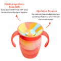 Munchkin Mucize 360° Alıştırma Bardağı 6 Ay+ |207 ml | BPA İçermez | Kırmızı Tropikal Desen