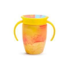 Munchkin Mucize 360° Alıştırma Bardağı 6 Ay+ |207 ml | BPA İçermez | Sarı Tropikal Desen
