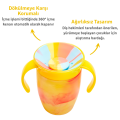 Munchkin Mucize 360° Alıştırma Bardağı 6 Ay+ |207 ml | BPA İçermez | Sarı Tropikal Desen