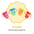 Munchkin Mucize 360° Alıştırma Bardağı 6 Ay+ |207 ml | BPA İçermez | Sarı Tropikal Desen