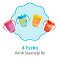 Munchkin Mucize 360° Alıştırma Bardağı 6 Ay+ |207 ml | BPA İçermez | Mavi Tropikal Desen