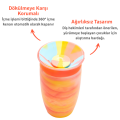 Munchkin Mucize 360° Alıştırma Bardağı 12 Ay+ |296 ml | BPA İçermez | Krımızı Tropikal Desen