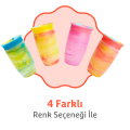 Munchkin Mucize 360° Alıştırma Bardağı 12 Ay+ |296 ml | BPA İçermez | Krımızı Tropikal Desen