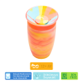 Munchkin Mucize 360° Alıştırma Bardağı 12 Ay+ |296 ml | BPA İçermez | Krımızı Tropikal Desen