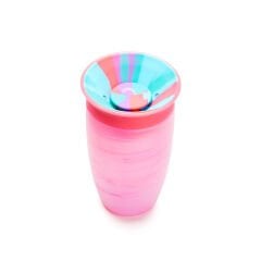 Munchkin Mucize 360° Alıştırma Bardağı 12 Ay+ |296 ml | BPA İçermez | Mor Tropikal Desen