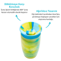 Munchkin Mucize 360° Alıştırma Bardağı 12 Ay+ |296 ml | BPA İçermez | Mavi Tropikal Desen