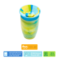 Munchkin Mucize 360° Alıştırma Bardağı 12 Ay+ |296 ml | BPA İçermez | Mavi Tropikal Desen