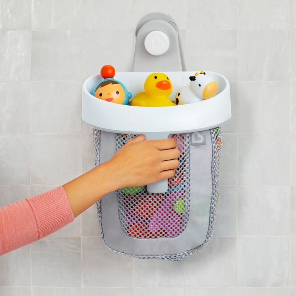 Munchkin Banyo Oyuncak  Organizatörü-Hızlı Kuruyan File, Nefes Alan Yapı, Kurulumu Kolay