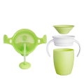 Munchkin tıklama kilitli uçlu alıştırma bardağı 6ay+,207ml,yeşil +Munchkin Mucize 360° Alıştırma Bardağı, 6ay+, 207ml,yeşil