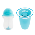 Munchkin tıklama kilitli uçlu alıştırma bardağı 12ay+,296ml,mavi +Munchkin Mucize 360° Alıştırma Bardağı, 12ay+, 296ml,mavi