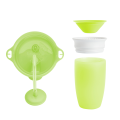 Munchkin tıklama kilitli uçlu alıştırma bardağı 12ay+,296ml,yeşil +Munchkin Mucize 360° Alıştırma Bardağı, 12ay+, 296ml,yeşil