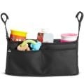Munchkin Brica Bebek Arabası Organizer & Düzenleyici Siyah | Bebek Arabası Aksesuarı | Çok Bölmeli Saklama Çantası
