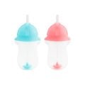 Munchkin Tıklama Kilitli Uçlu Alıştırma Bardağı  12ay+ 296 ml, Mavi&Pembe  2li paket