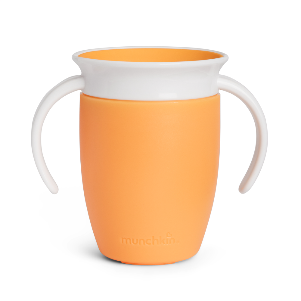 Munchkin Mucize 360° Alıştırma Bardağı, 6AY+, 207ML, Turuncu, 1 Adet