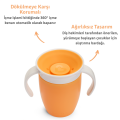 Munchkin Mucize 360° Alıştırma Bardağı, 6AY+, 207ML, Turuncu, 1 Adet