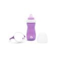 Munchkin Duyarlı Geçiş Bardağı | 9 Ay+ Bebekler İçin | 296 ml | Sızdırmaz & Kolay Tutulan Tasarım | Mor