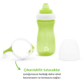 Munchkin Duyarlı Geçiş Bardağı | 9 Ay+ Bebekler İçin | 296 ml | Sızdırmaz & Kolay Tutulan Tasarım | Yeşil
