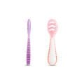 Munchkin® Gentle Dip™ 2li Çok Aşamalı Ilk Bebek KAŞIĞI,4AY+ Pembe/mor, Unisex