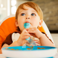 Munchkin Gentle Dip İlk Bebek Kaşığı | 2’li Set | 4 Ay+ | Aşamalı Beslenme | BPA İçermez | Unisex |Mavi/Yeşil