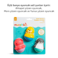 Munchkin Yüzen Banyo Oyuncakları 3lü Set 6ay+