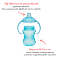 Munchkin Might Grip Alıştırma Bardağı, 237ml,6ay+1 Adet ,MAVİ