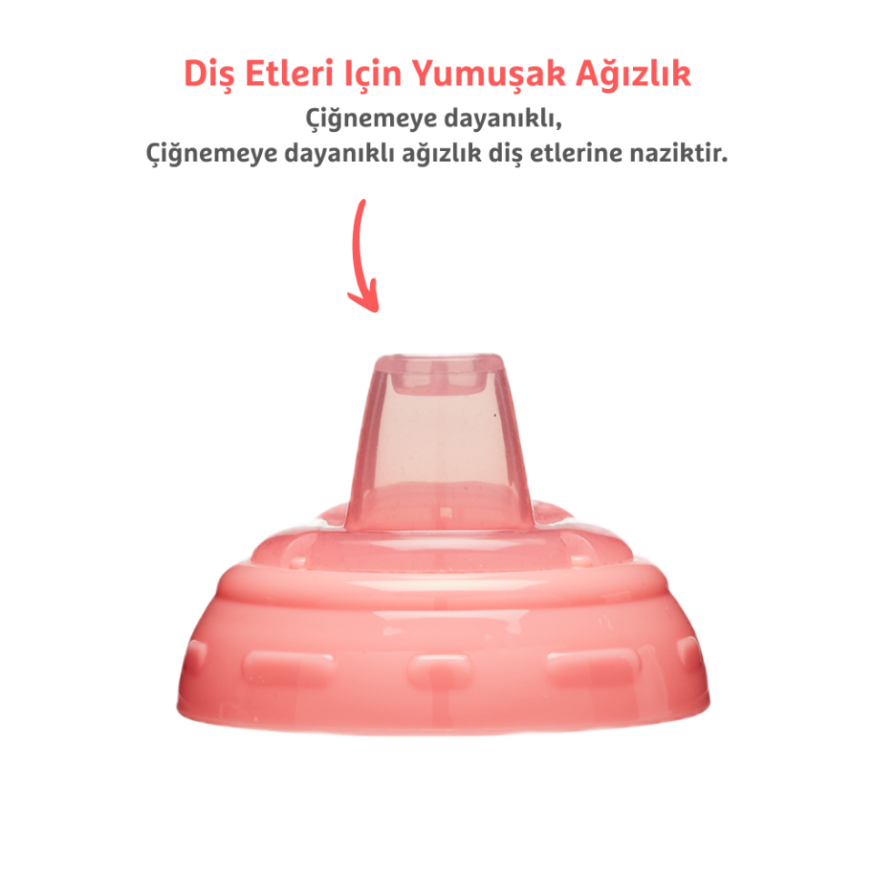 Munchkin Might Grip Alıştırma Bardağı, 296ml ,12ay+ 1 Adet,PEMBE