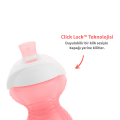 Munchkin Click Lock™ Isırmaya Dayanıklı   Emzikli Bardak | 9 Ay+ | 296 ml | Pembe    | Sızdırmaz | BPA İçermez