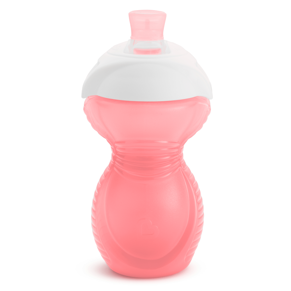 Munchkin Click Lock™ Isırmaya Dayanıklı   Emzikli Bardak | 9 Ay+ | 296 ml | Pembe    | Sızdırmaz | BPA İçermez