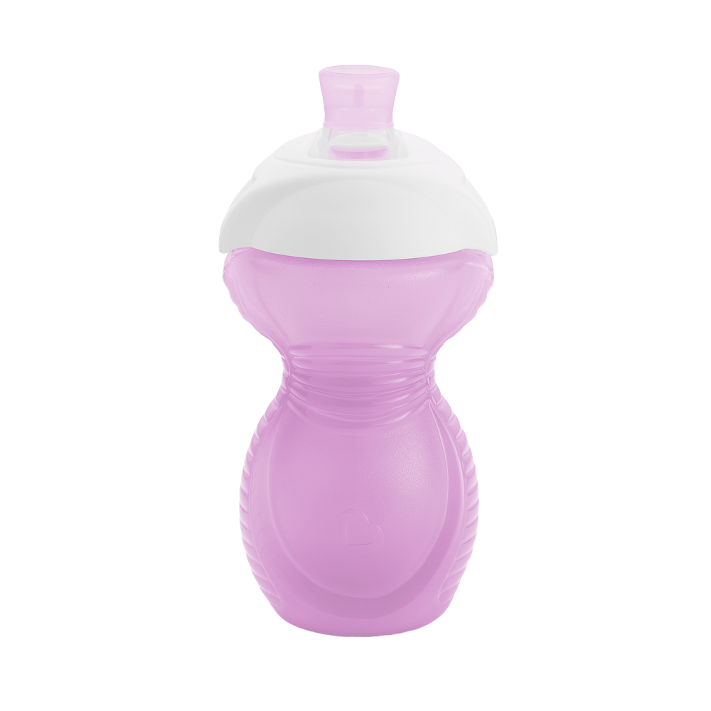 Munchkin Click Lock™ Isırmaya Dayanıklı   Emzikli Bardak | 9 Ay+ | 296 ml | Mor  | Sızdırmaz | BPA İçermez
