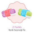 Munchkin® Splash™ 4'lü Bölmeli Tabak ve 2li Kase Seti 6AY+ Pembe/Mor