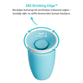 Munchkin Mucize 360° Alıştırma Bardağı, 12ay+, 296ml Mavi Bardak Kapağı İle Birlikte