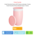 Munchkin Mucize 360° Alıştırma Bardağı, 12ay+, 296ml Pembe Bardak Kapağı İle Birlikte