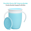 Munchkin Mucize 360° Alıştırma Bardağı, 6ay+, 207ml, Mavi Bardak Kapağı İle Birlikte
