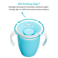 Munchkin Mucize 360° Alıştırma Bardağı, 6ay+, 207ml, Mavi Bardak Kapağı İle Birlikte