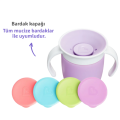 Munchkin Mucize 360° Alıştırma Bardağı, 6ay+, 207ml, Mor  Bardak Kapağı İle Birlikte