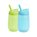 Munchkin Simple Clean Yıkanabilir  Pipetli  Alıştırma Bardağı | 296 ml | 12 Ay+ | Mavi&Yeşil  | BPA İçermez|2 Adet