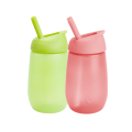 Munchkin Simple Clean Yıkanabilir  Pipetli Alıştırma Bardağı | 296 ml | 12 Ay+ | Pembe&Yeşil| BPA İçermez|2 Adet