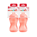 Munchkin Might Grip Alıştırma Bardağı, 266ml,9ay+  2Adet,PEMBE , BPA İçermez